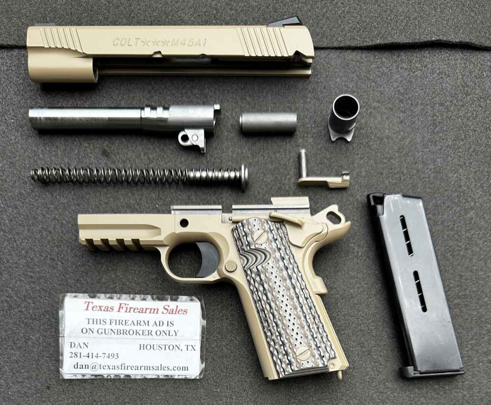 Colt M45 Government O1070M45 Marine M45A1 CQBP .45 ACP, Desert Sand, U.S.-img-29