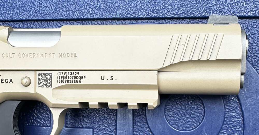 Colt M45 Government O1070M45 Marine M45A1 CQBP .45 ACP, Desert Sand, U.S.-img-16