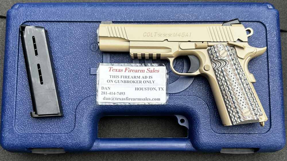 Colt M45 Government O1070M45 Marine M45A1 CQBP .45 ACP, Desert Sand, U.S.-img-0