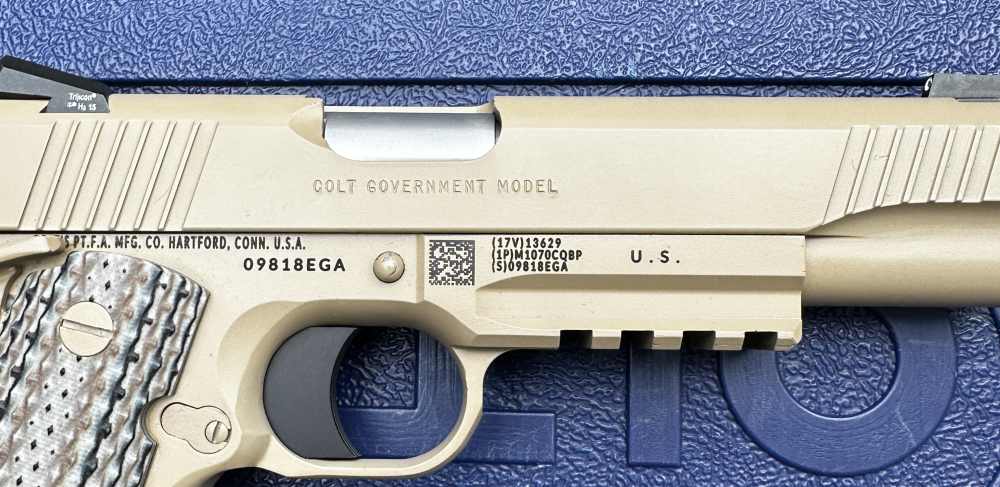 Colt M45 Government O1070M45 Marine M45A1 CQBP .45 ACP, Desert Sand, U.S.-img-14