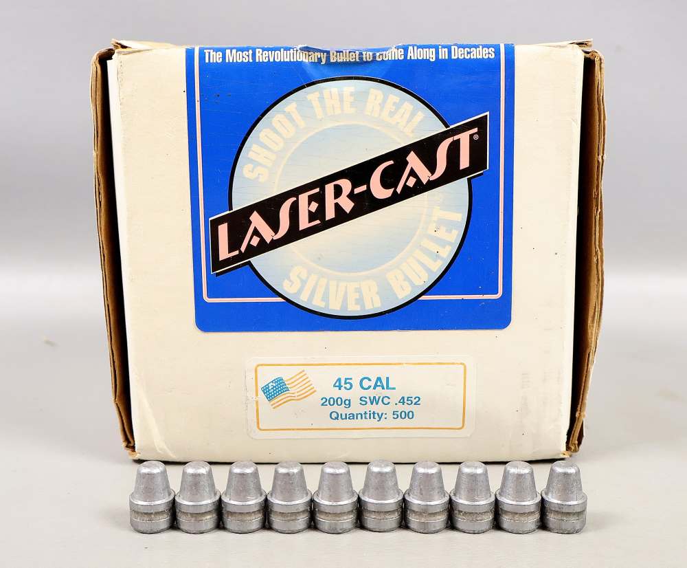 500 LASER CAST 45 452 Caliber 200 Grain SWC Lead BULLETS Reloading 45 ACP-img-0