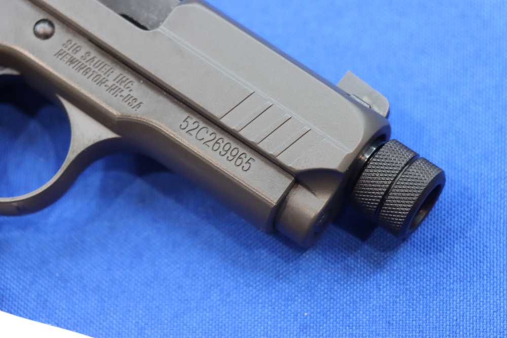 Sig Sauer P938 LEGION Pistol 9MM THREADED Gray 7RD Night Sight SAO 938 NEW-img-10