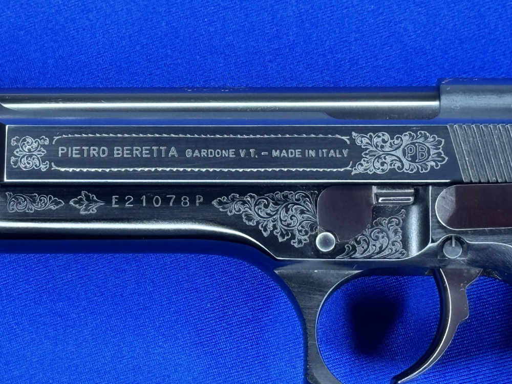 1990 Beretta 98FS Deluxe 9x21mm Factory Hand Engraved Rare Italian Pistol-img-12