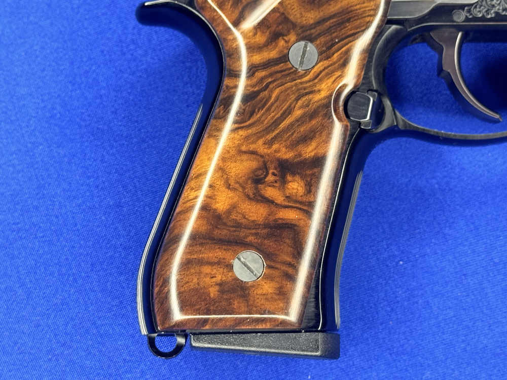 1990 Beretta 98FS Deluxe 9x21mm Factory Hand Engraved Rare Italian Pistol-img-2