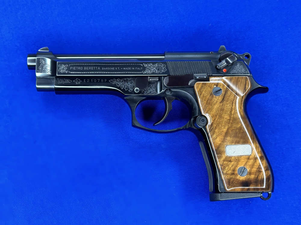 1990 Beretta 98FS Deluxe 9x21mm Factory Hand Engraved Rare Italian Pistol-img-8