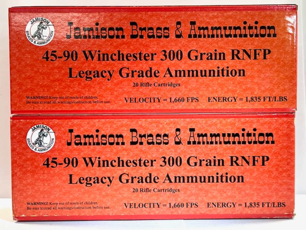 Jamison 45-90 Win 300gr RNFP "40 Rounds" Factory Loaded Ammo-img-1