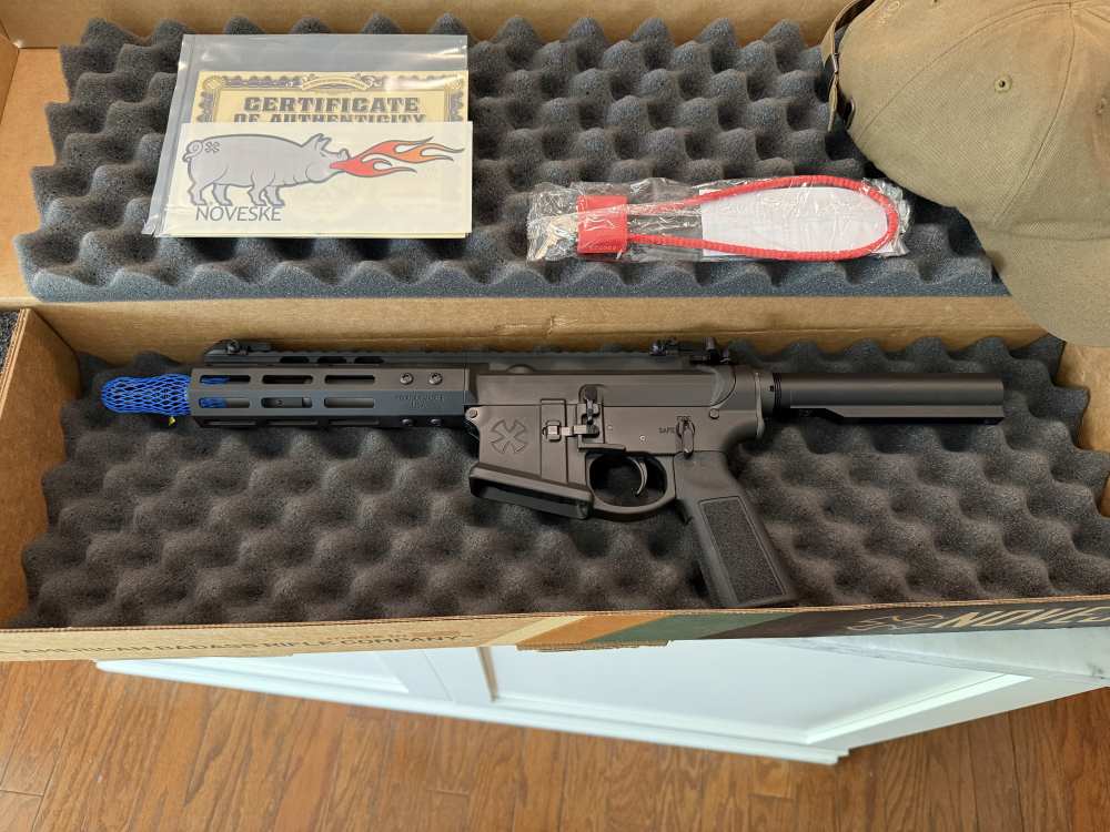 NOVESKE 7.94" DIPLOMAT N4 AMBI BRACELESS PISTOL-img-3