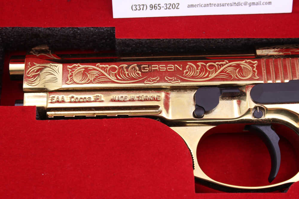 Pablo Escobar Bar B Que BBQ GOLD Gun Show Midas Bling 9mm Mint-img-7