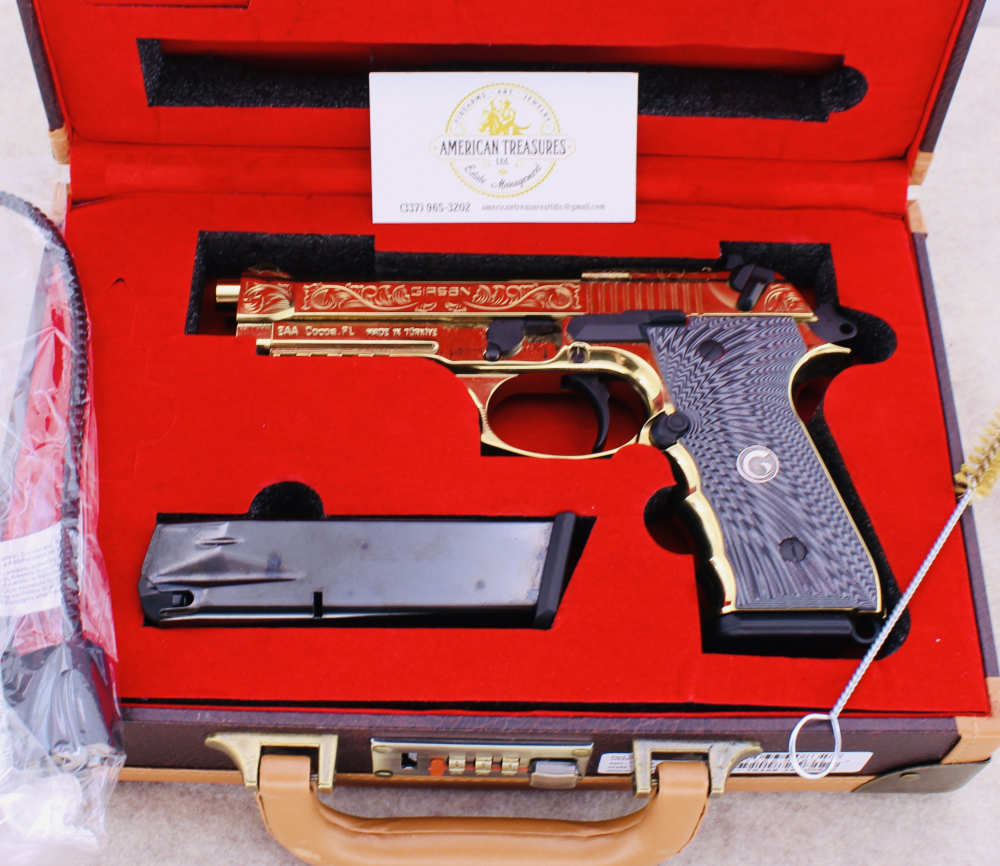 Pablo Escobar Bar B Que BBQ GOLD Gun Show Midas Bling 9mm Mint-img-0