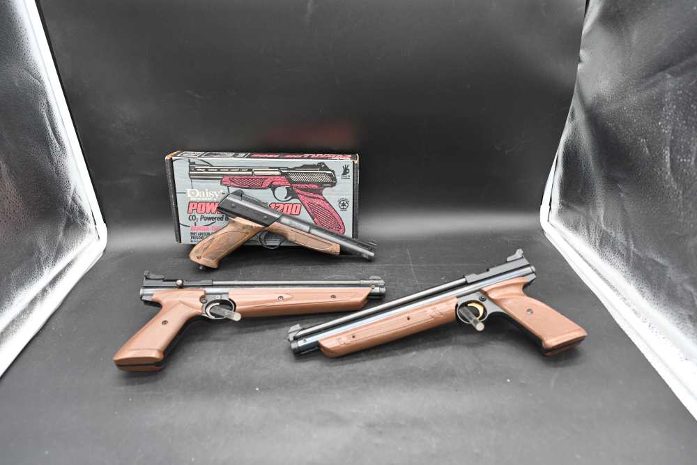 3 Air Pistol Lot – Crosman 1377 & P1377 American Classic + Daisy 1200 CO2-img-0