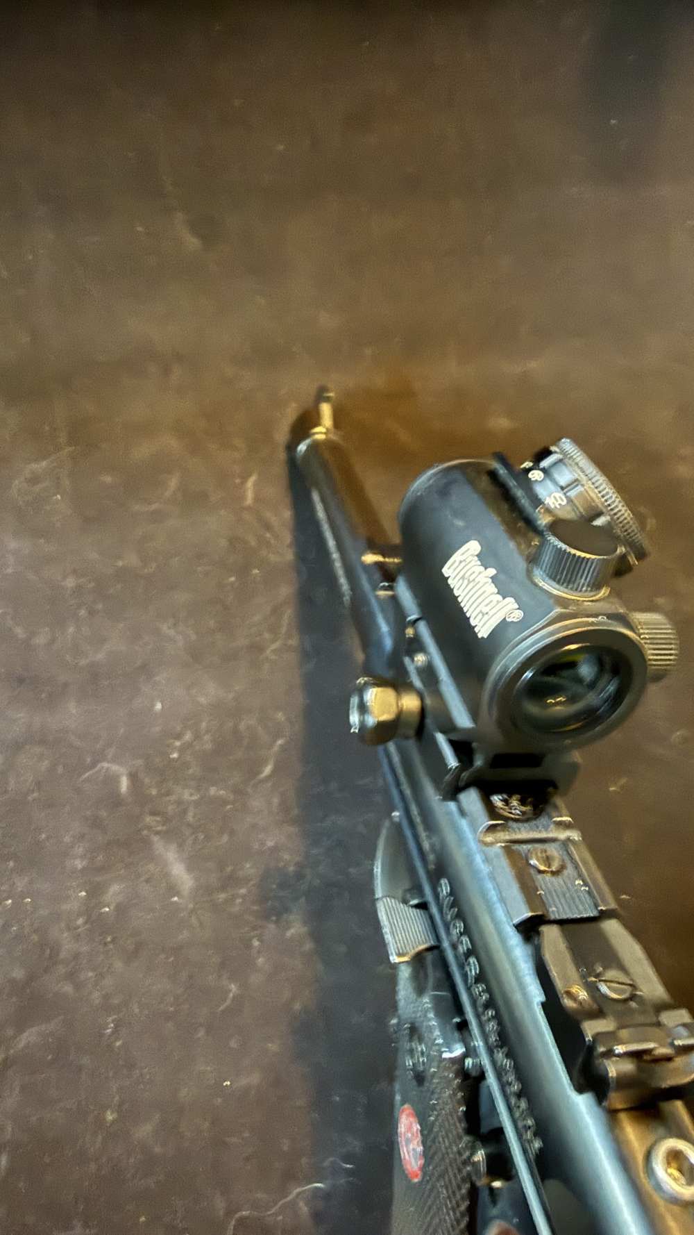 Ruger Mark III Target .22 LR Bull Barrel w/ Bushnell Red Dot, Rail, Case & -img-3