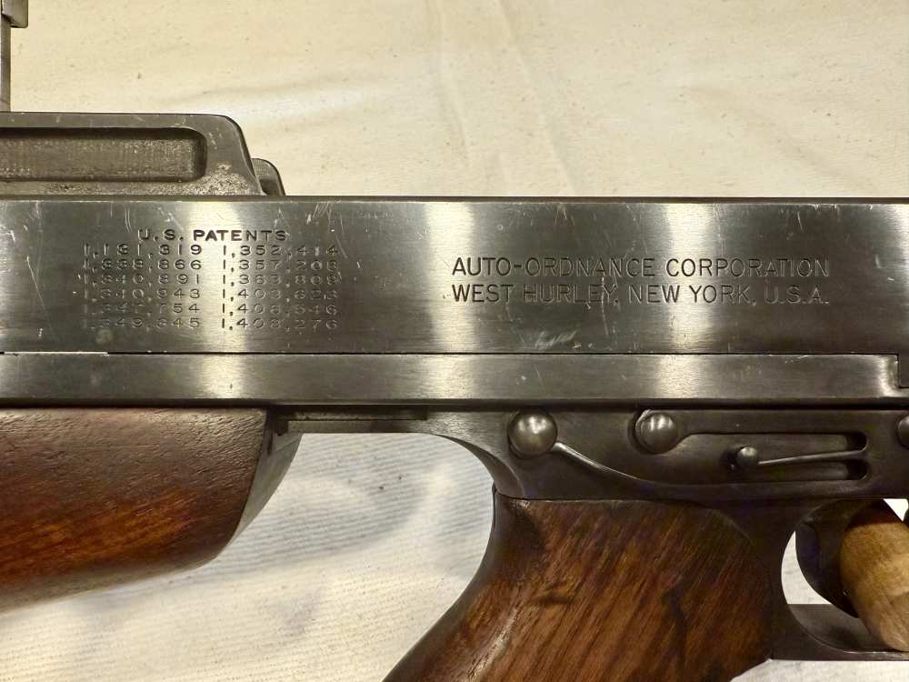 Auto Ordnance/WH  1928 45ACP transferable Class 3/NFA ..Very Good Condition-img-10