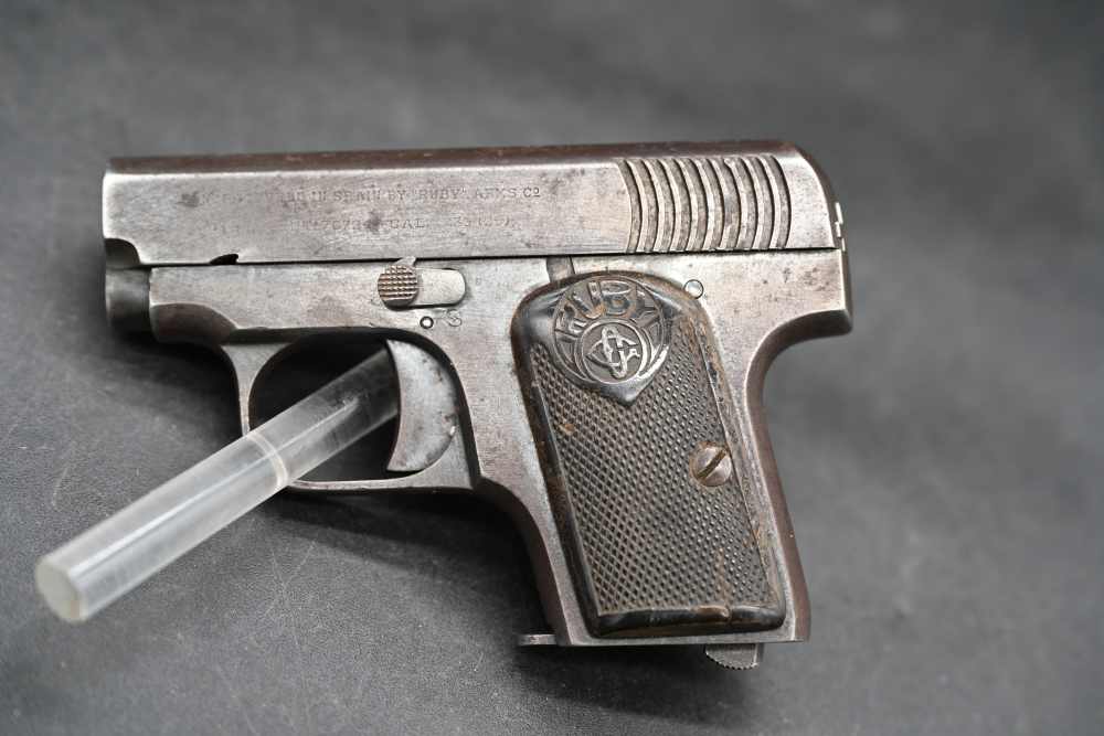 Spanish “Ruby” Arms Co. Vest Pocket Pistol – 6.35mm/.25 ACP – Vintage Holst-img-6