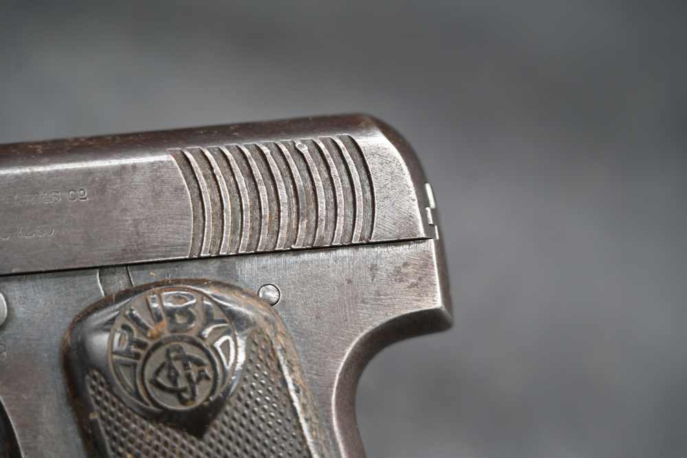 Spanish “Ruby” Arms Co. Vest Pocket Pistol – 6.35mm/.25 ACP – Vintage Holst-img-8