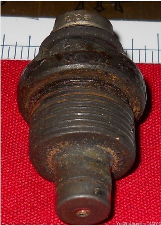  SUPER RARE GERMAN 75/76mm 37mm FUZE Col. Jarrett COL. #18-img-0
