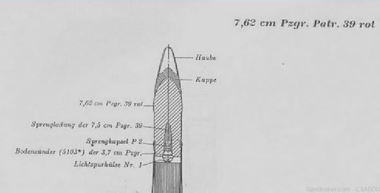  SUPER RARE GERMAN 75/76mm 37mm FUZE Col. Jarrett COL. #18-img-1