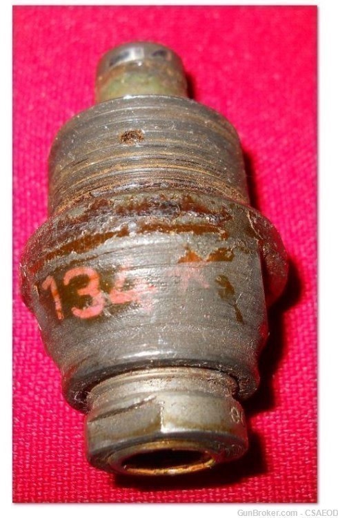 SUPER RARE GERMAN 75/76mm 37mm FUZE Col. Jarrett COL. #18-img-13