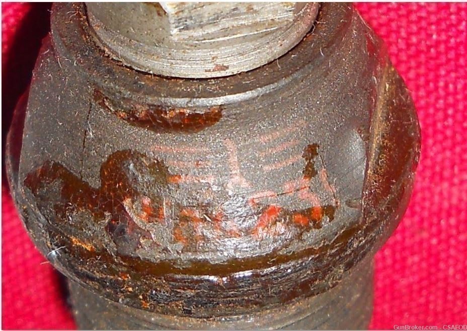  SUPER RARE GERMAN 75/76mm 37mm FUZE Col. Jarrett COL. #18-img-7