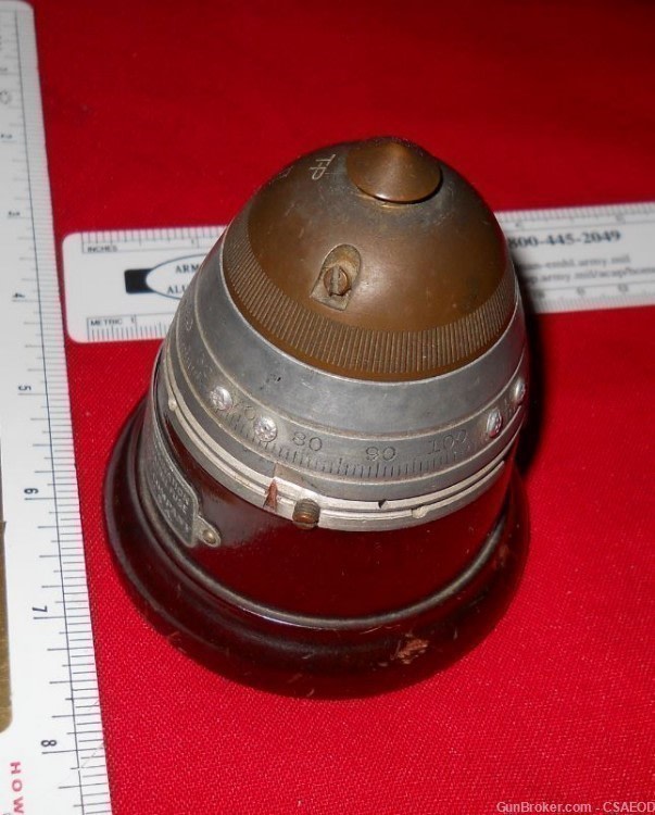 TAFT - PEIRCE MFG. WW1 RUSSIAN CONTRACT FUZE DESK PIECE #50-img-5