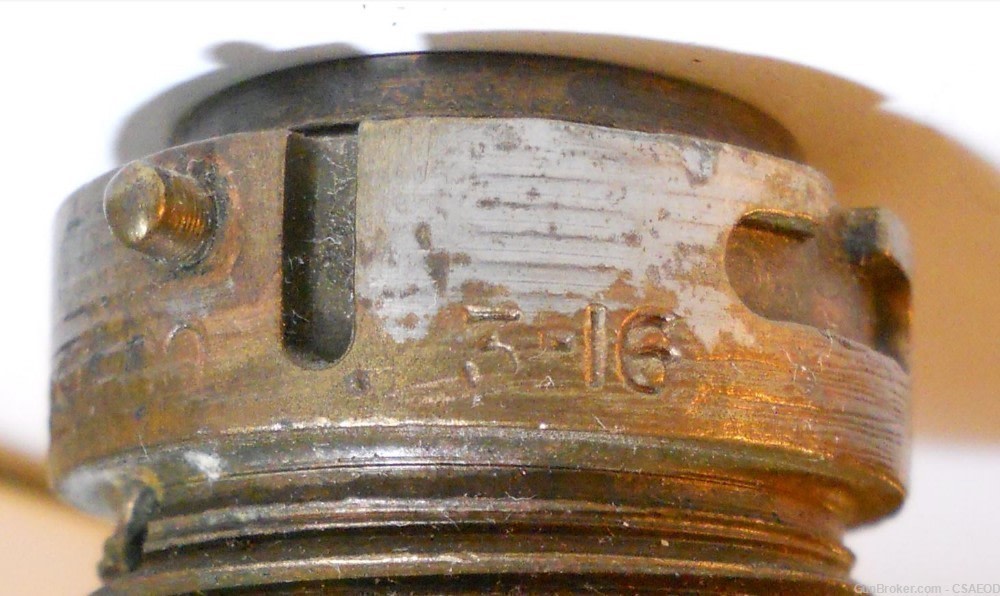 BRITISH FUZE #44 MK II  EARLY FROM Col. Jarrett COLLECTION #63-img-9
