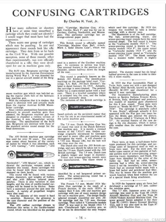 8x50 RIMLESS  BERGMANN EXPERIMENTAL AIRCRAFT M.G. CHARLES YUST COLLECTION-img-4