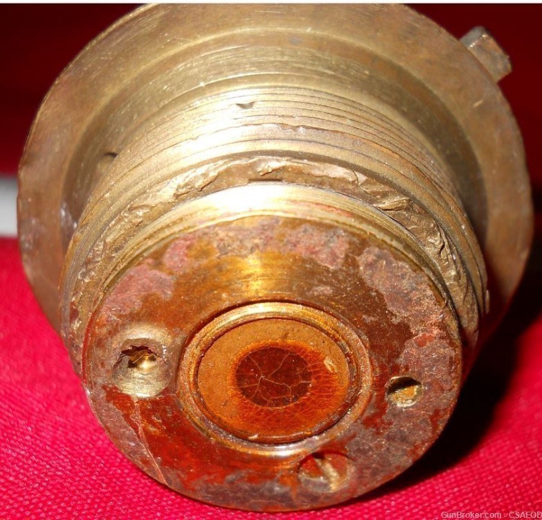 U.S. COAST ARTILLERY FUZE SUPER RARE M1907 FROM Col. Jarrett COL.# 50B-img-2