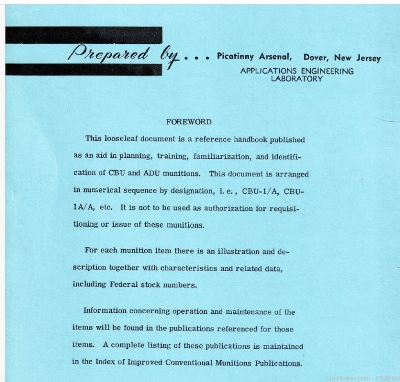 U.S.  EXPERIMENTAL BIO-CHEMICAL SPIN CLUSTER BOMB PLUS REFERENCE MANUAL #15-img-7