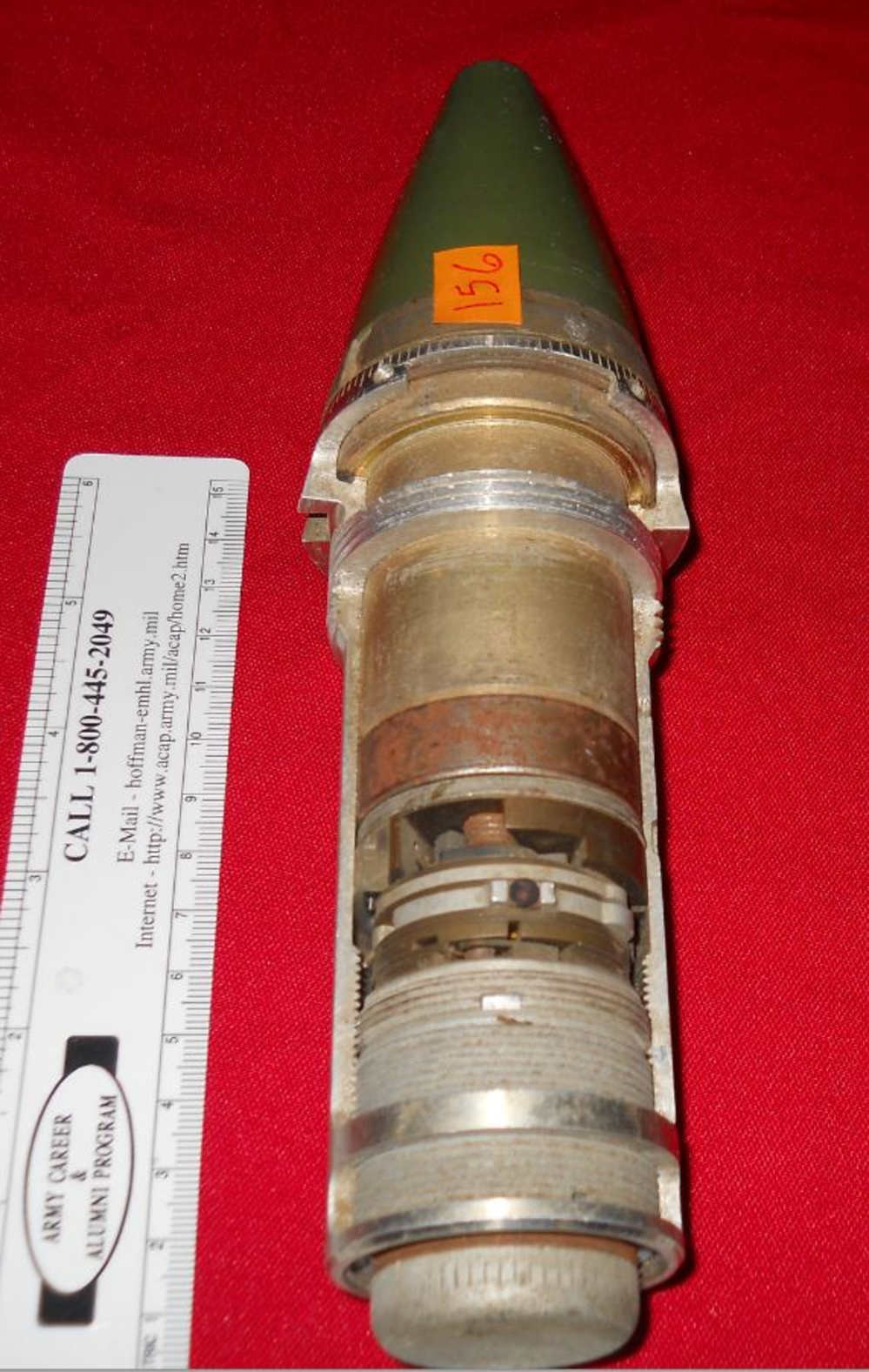 U.S. PROXIMITY FUZE FOR ,4.2in. Mtr,105,155,175,gun 8 in.Hw. #156-img-0