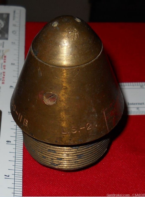 RARE BRITISH WW1 HEAVY ARTILLERY FUZE  No. 100 , #128-img-3