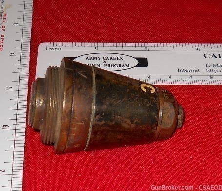 JAPANESE NORDENFELT FUZE EARLY FROM Col. Jarrett COLLECTION #103-img-2