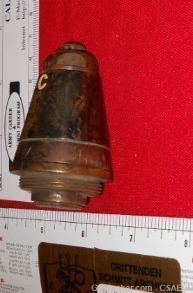 JAPANESE NORDENFELT FUZE EARLY FROM Col. Jarrett COLLECTION #103-img-1