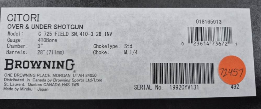 NIB BROWNING 725 FIELD 410GA 28" BOX-img-16