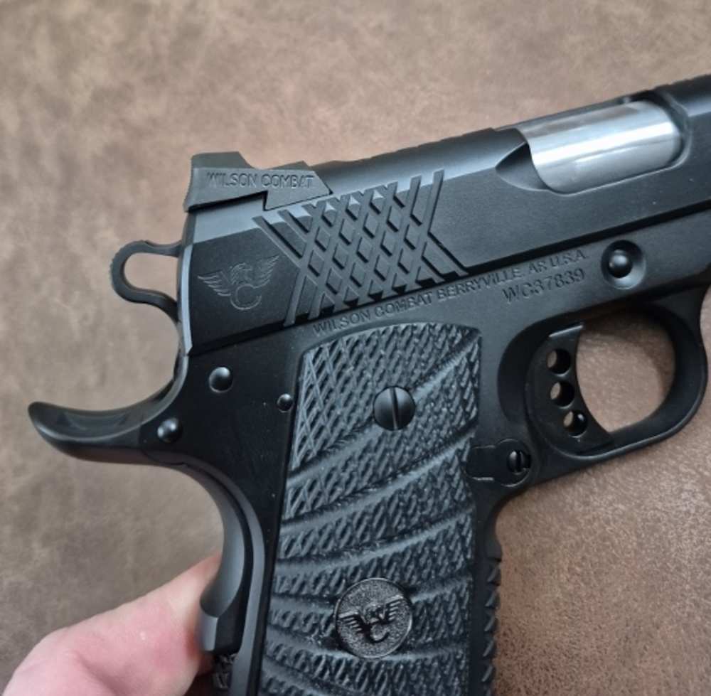 NIB WILSON COMBAT X-TAC COMPACT SUPERGRADE 45ACP 4" CASE-img-4