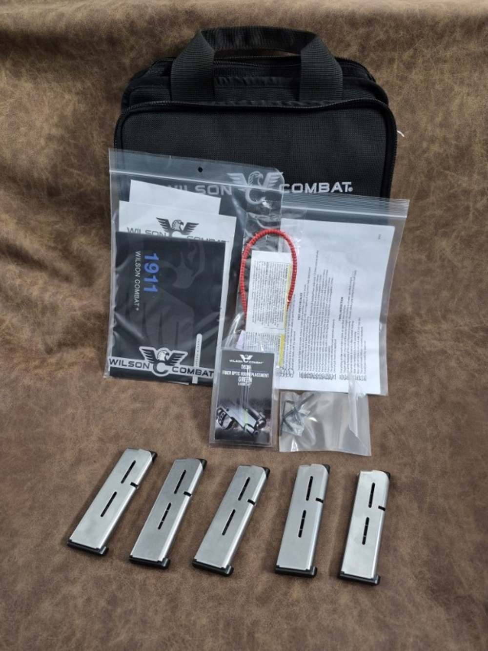 NIB WILSON COMBAT X-TAC COMPACT SUPERGRADE 45ACP 4" CASE-img-17