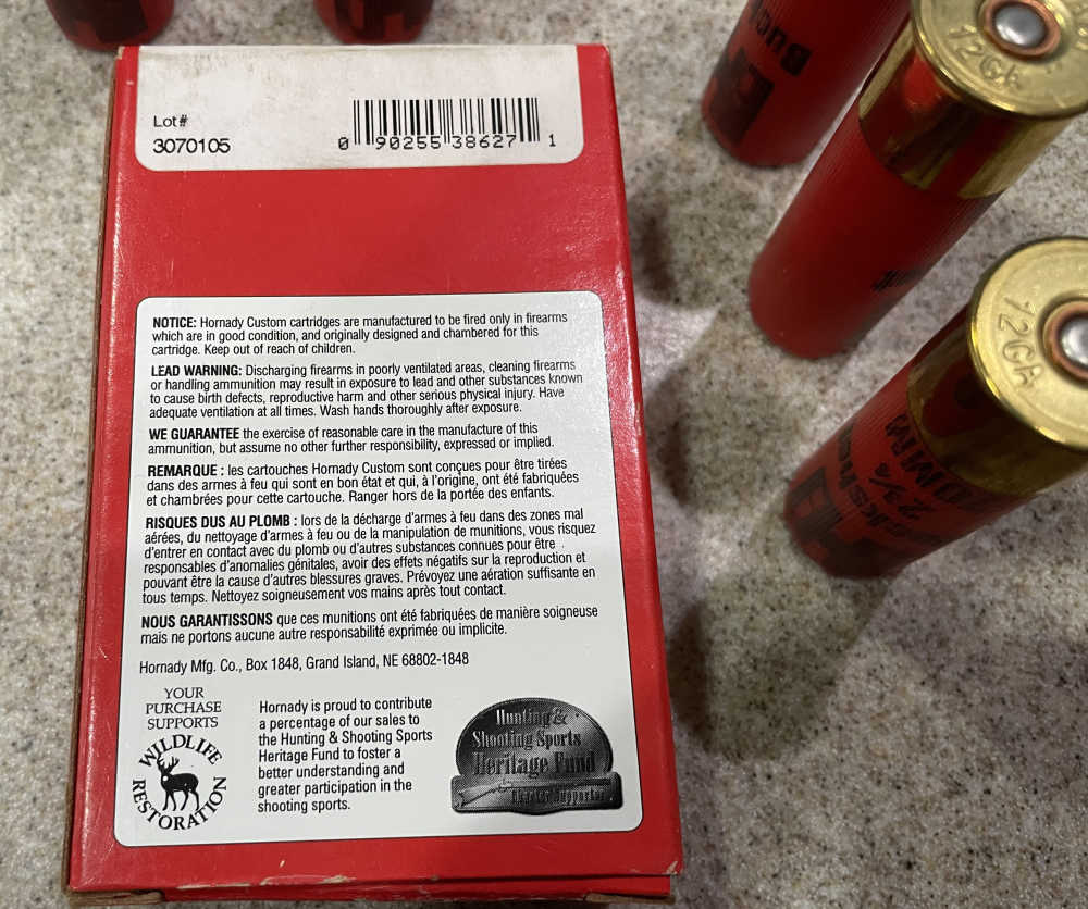 Hornady TAP 12 Gauge Red Hull Light Magnum 00 Buckshot Ammunition - 50 Rds.-img-1