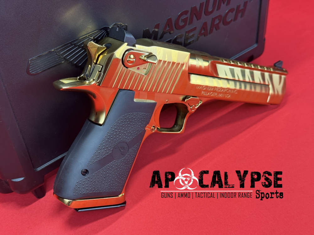 Magnum Research Desert Eagle Gold Tiger Stripe .357 -img-8