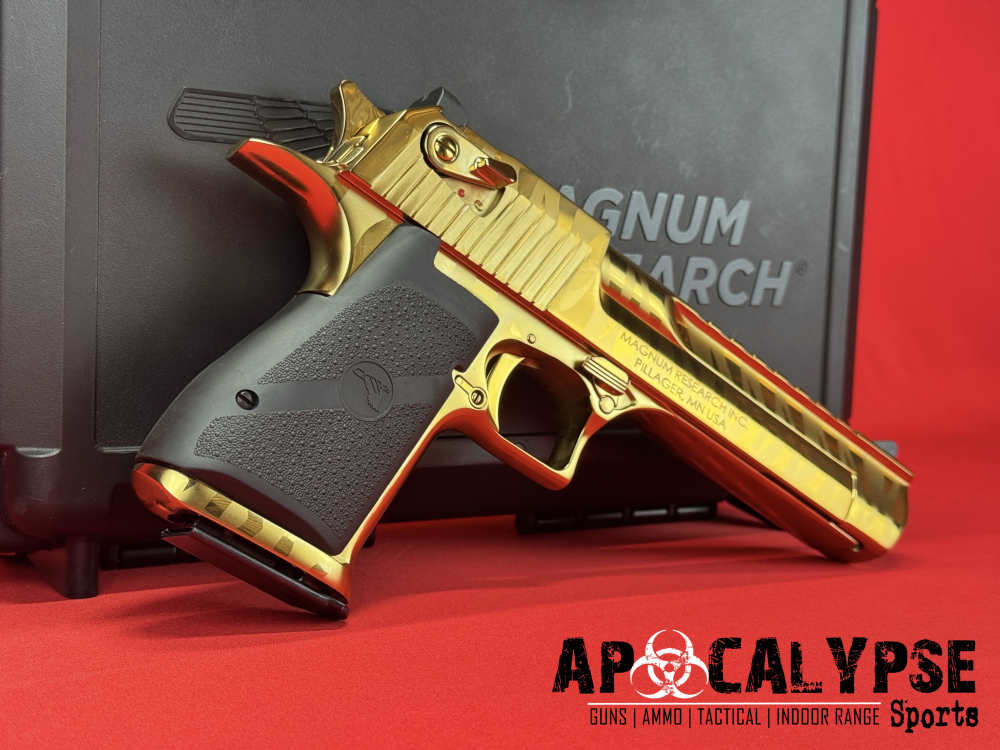 Magnum Research Desert Eagle Gold Tiger Stripe .357 -img-6