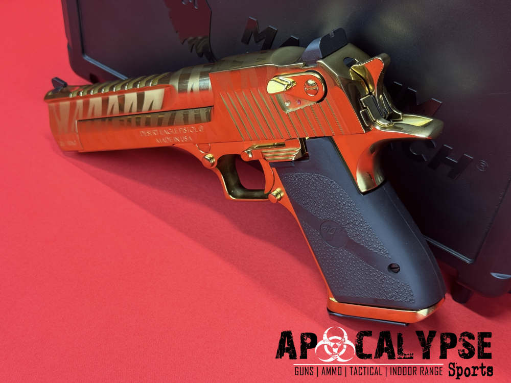 Magnum Research Desert Eagle Gold Tiger Stripe .357 -img-7