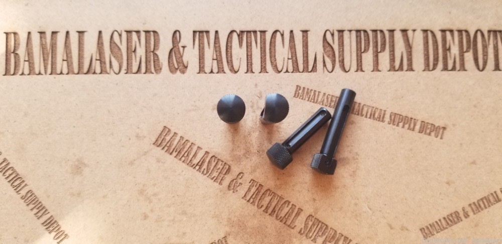 BLACK EXTENDED TAKEDOWN EZ PULL PINS & BUTTON SALE 5.56 CMMG YHM BCM 223-img-0