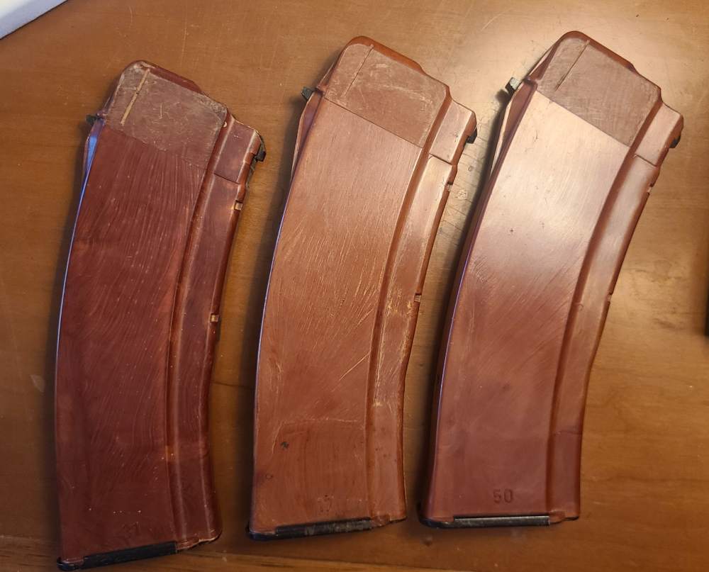 East German DDR 5.45x39 30 Round Magazines Mold Nos 17 31 50-img-0