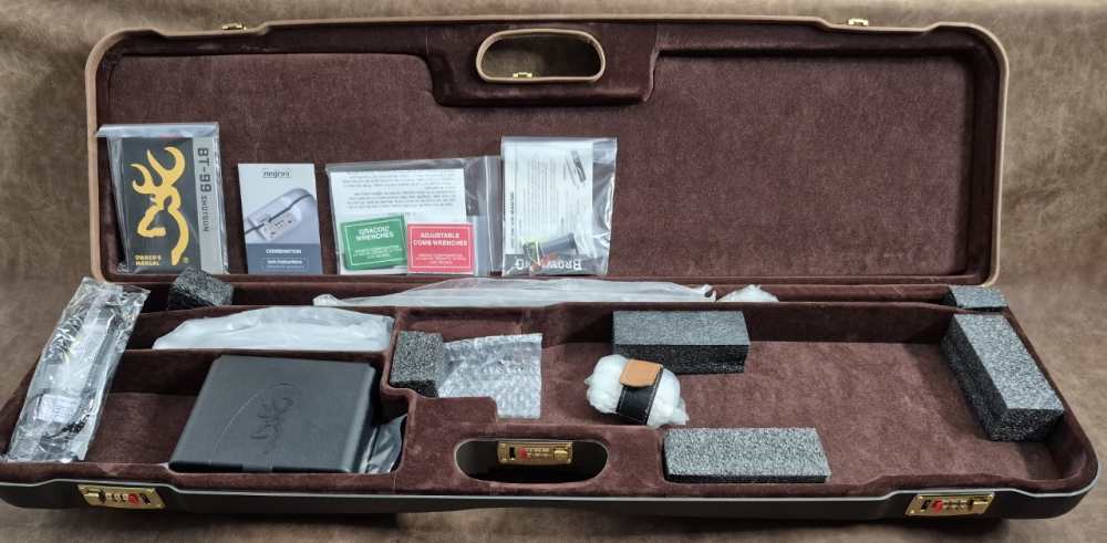 NIB BROWNING BT-99 MAX MAPLE 12GA 32" CASE-img-16