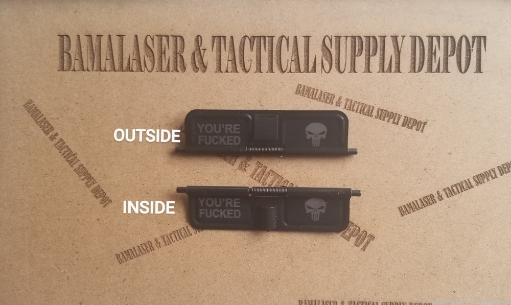 YOU'RE FUCKED/PUNISHER Ejection Port Cover AR 15 DUST DOOR-img-0