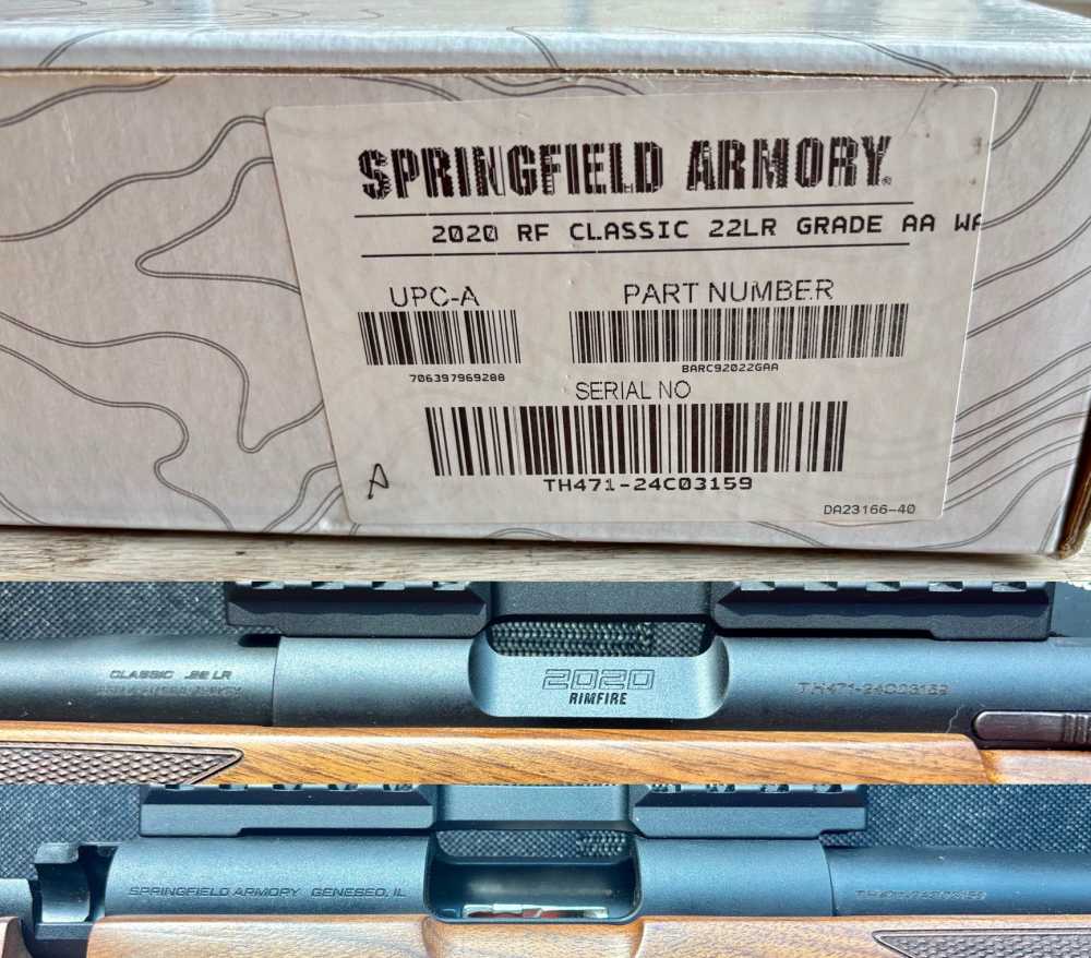 Springfield Armory model 2020 RF Classic Grade AA Walnut - 22 LR-img-5