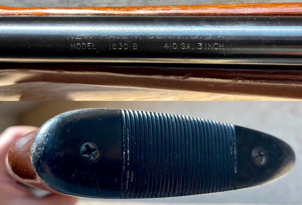 Mossberg model 183D B - 410 gauge-img-5