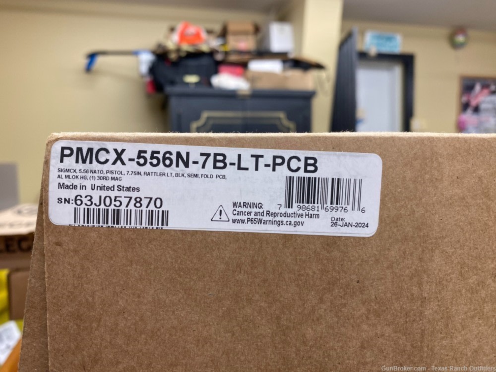 Sig Sauer MCX Rattler LT 5.56 BLK 7.75" Semi-Auto Pistol NIB-img-4