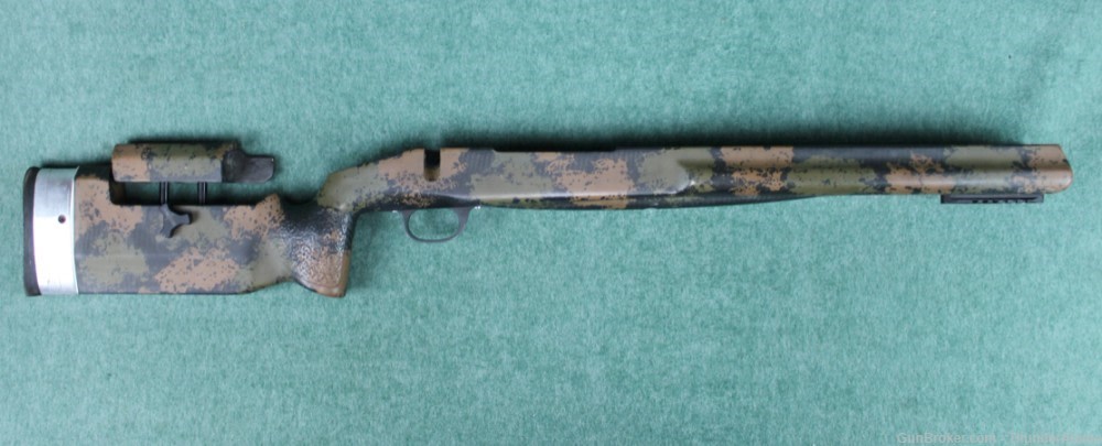 Manners MCS Carbon Fiber McMillan ELR Benchrest Riflestock Camoflauge Used-img-7