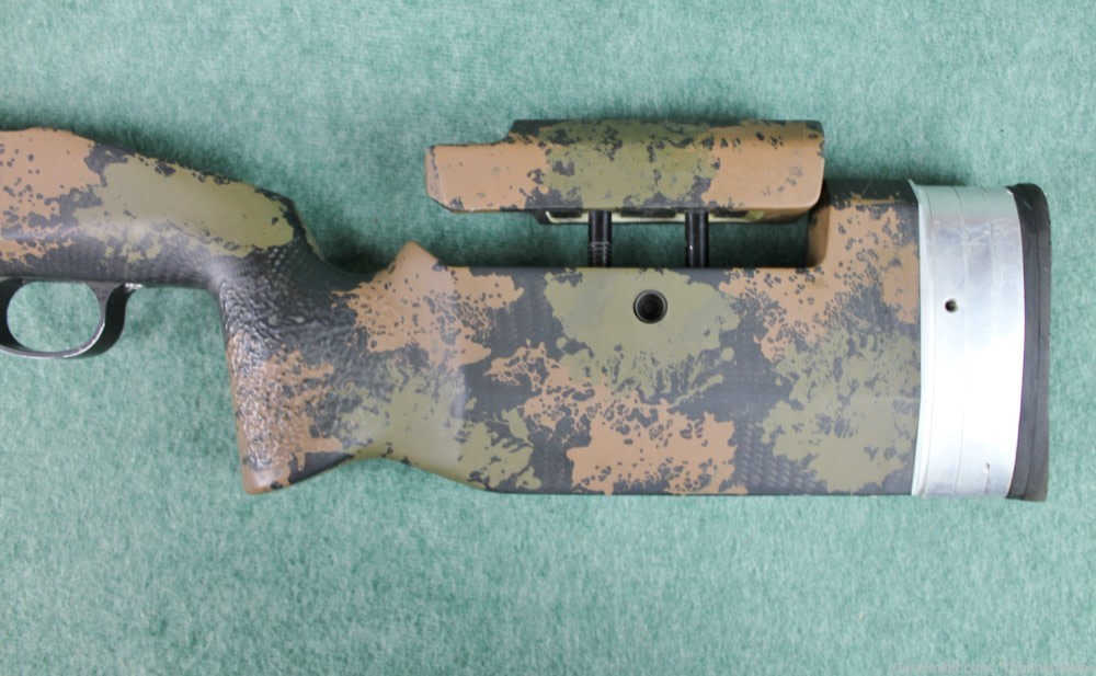 Manners MCS Carbon Fiber McMillan ELR Benchrest Riflestock Camoflauge Used-img-1
