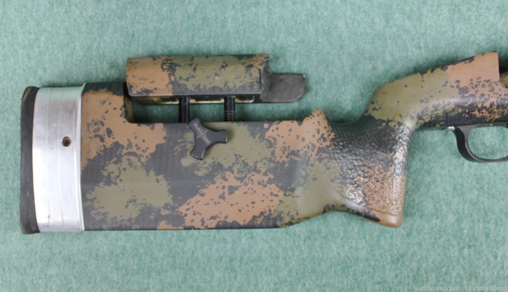 Manners MCS Carbon Fiber McMillan ELR Benchrest Riflestock Camoflauge Used-img-8