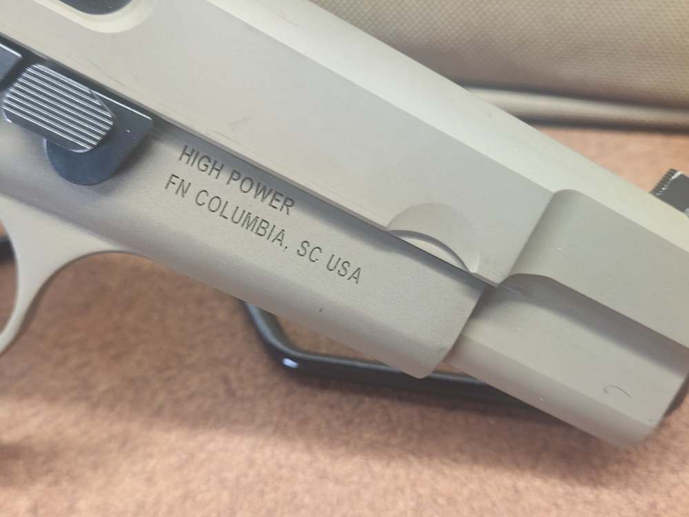 FN Hi Power 9mm 5" Barrel (2) Magazines Factory Bag-img-17
