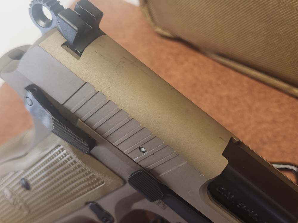 FN Hi Power 9mm 5" Barrel (2) Magazines Factory Bag-img-29